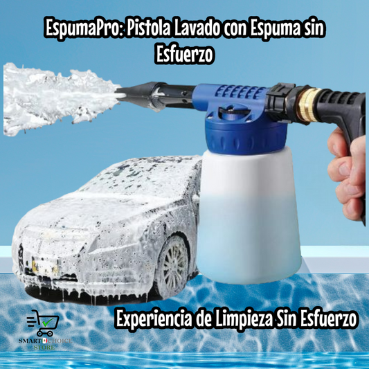 EspumaPro: Pistola Lavado con Espuma sin Esfuerzo